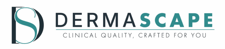 Close-up of a medical quality assurance logo with partial text visible.